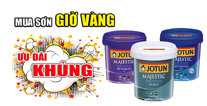 Ưu Đãi Giờ Vàng - Sơn Jotun Giảm Giá Khủng