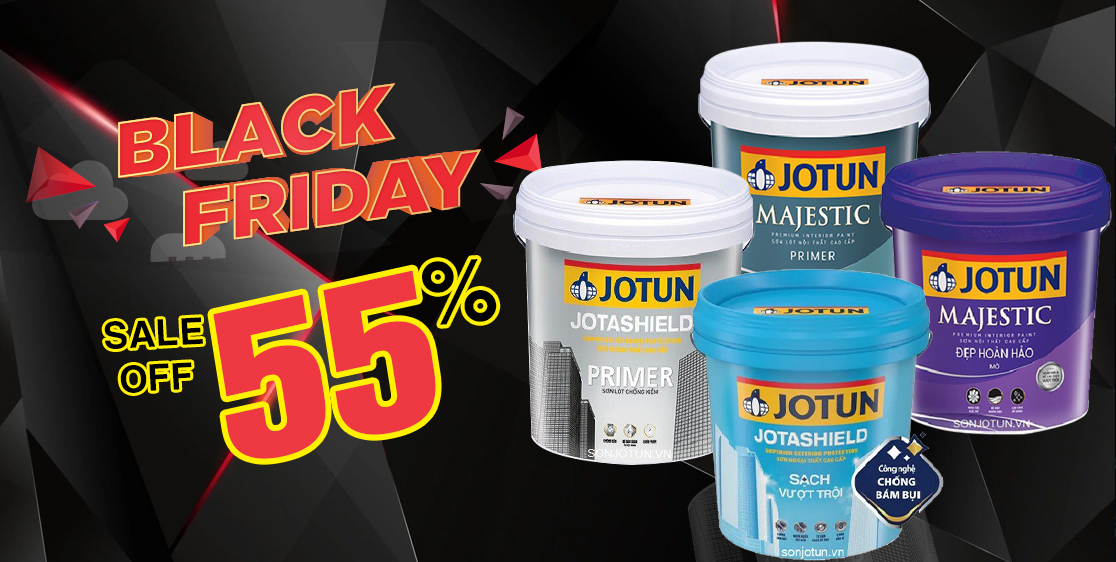 Lễ Hội Black Friday 2021 - Sơn Jotun Giảm Giá Khủng